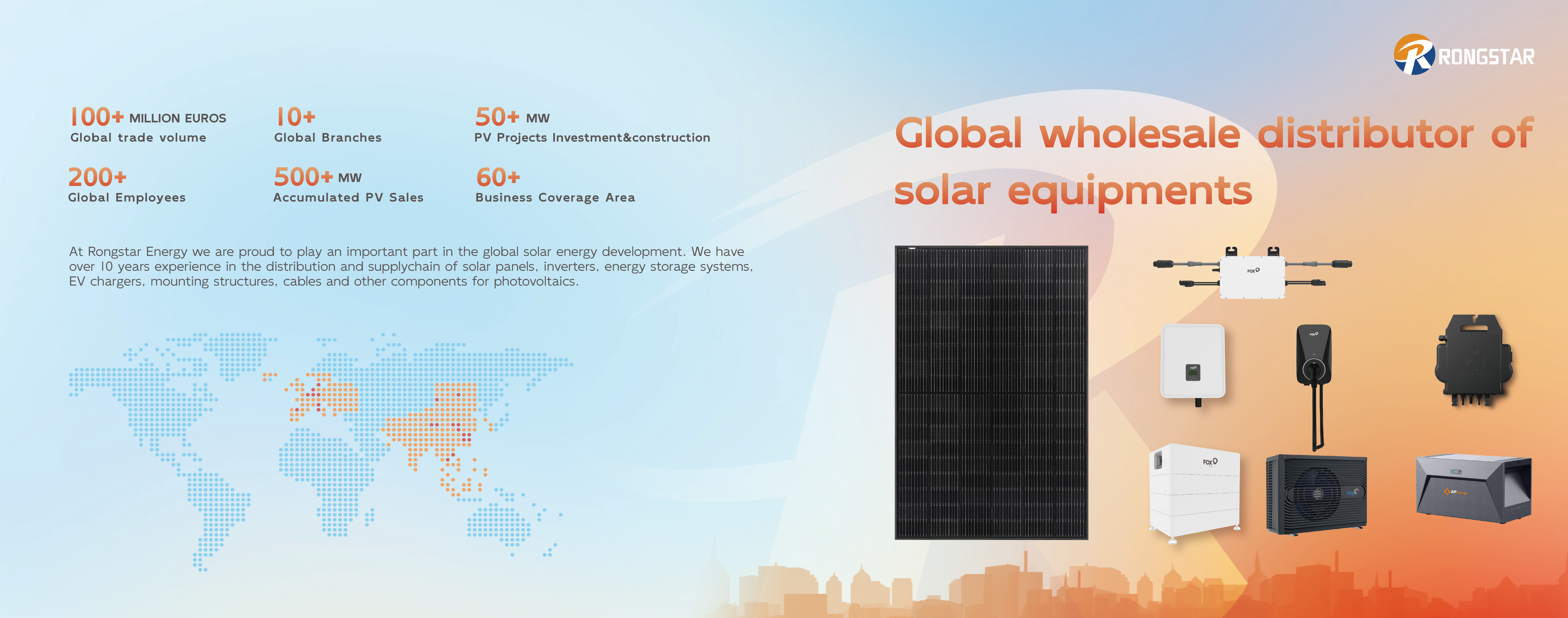 Großhandelsunternehmen für Solarausrüstung