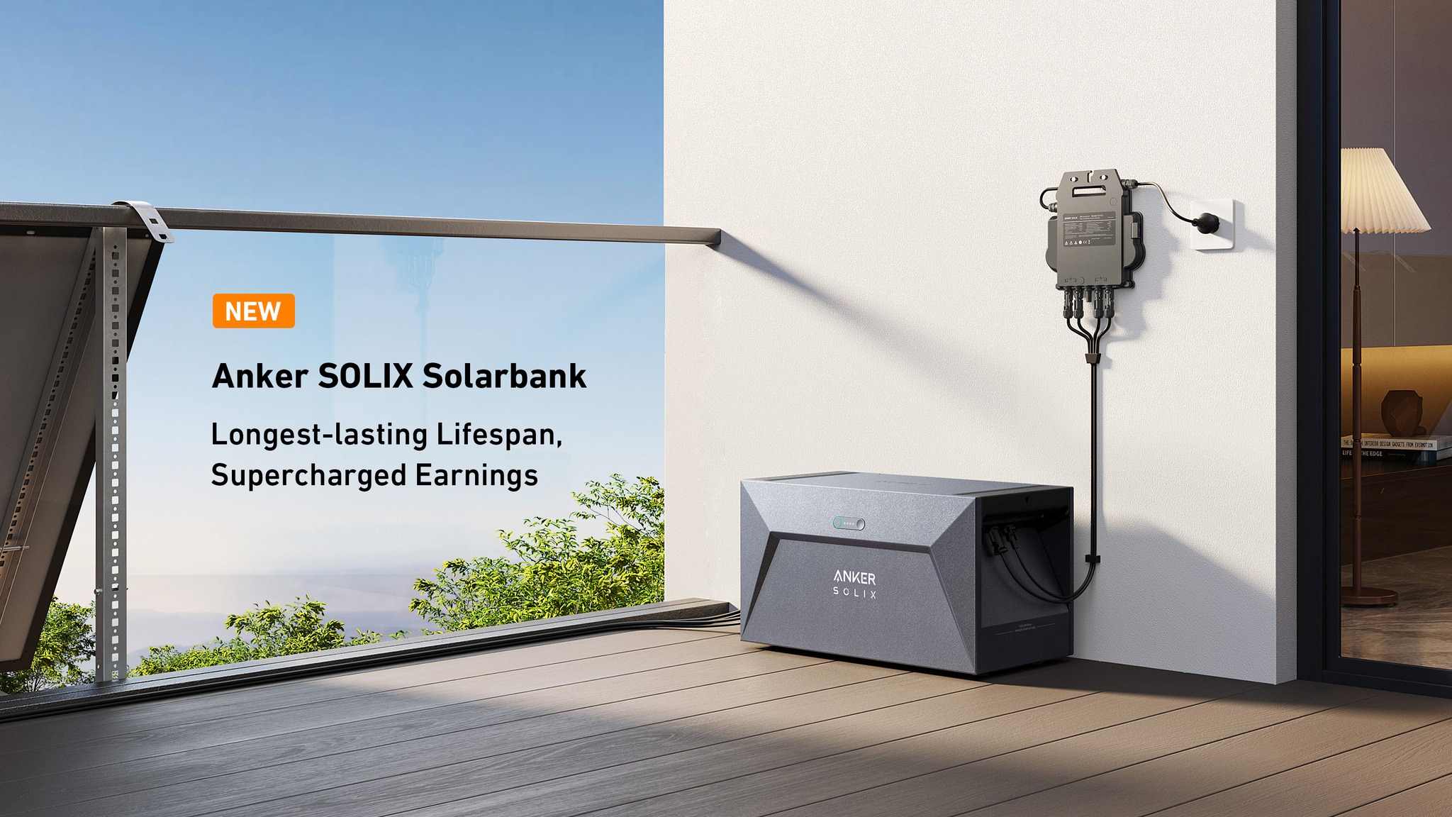 Anker Balkonbatterie Solarbank E1600 im Europalager