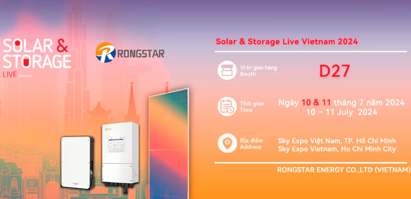 Rongstar in Solar&Storage Live Vietnam 2024